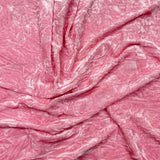 3 Metres Crushed Spandex Velvet 55" Wide (Pink)