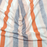 3 Metres Printed Ribbed Jersey 55” Wide - (Stripes)