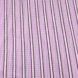 3 Metres Printed Ribbed Jersey 55” Wide - (Lilac & White)