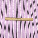 3 Metres Printed Ribbed Jersey 55” Wide - (Lilac & White)