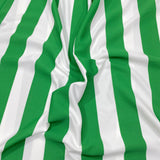 3 Metre Super Soft Viscose Jersey - 55" - (Green & White)