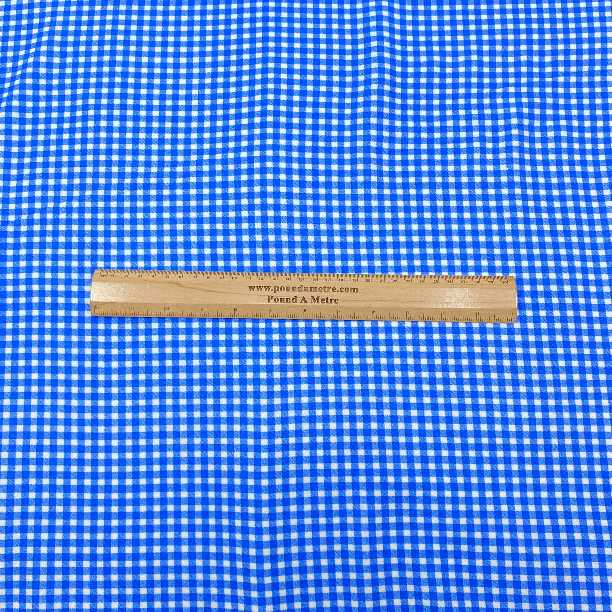 3 Metre Super Soft Viscose Jersey - 55" - (Blue Squares)