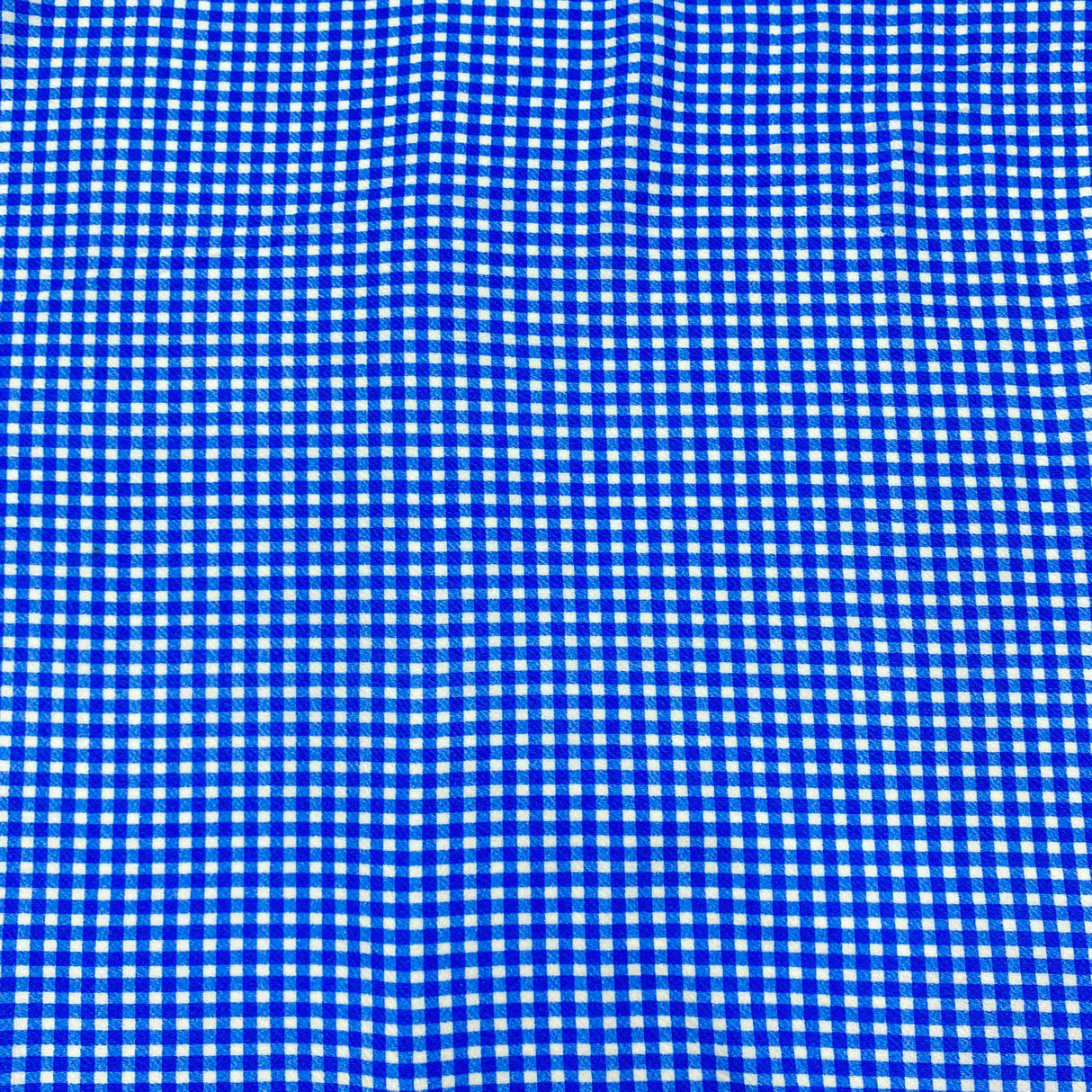 3 Metre Super Soft Viscose Jersey - 55" - (Blue Squares)