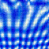 3 Metre Super Soft Viscose Jersey - 55" - (Blue Squares)