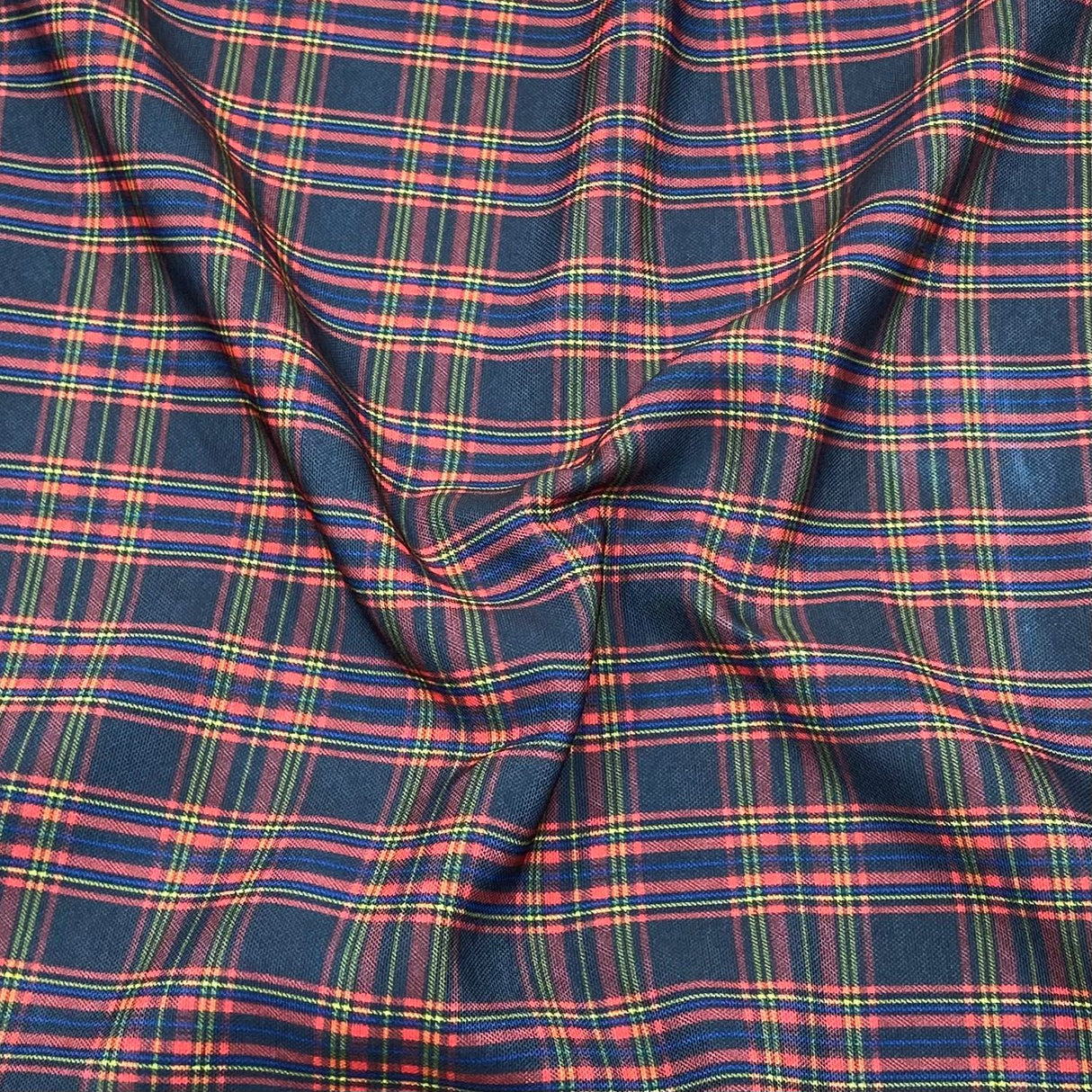 3 Metre Super Soft Viscose Jersey - 55" - (Tartan)