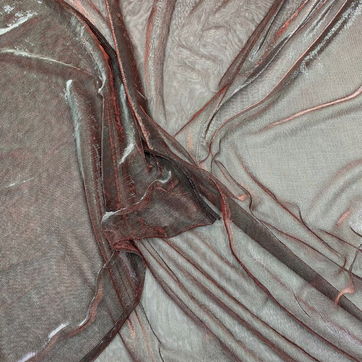 3 Metres Two-toned Soft Chiffon 55" Wide  (Maroon & Black)