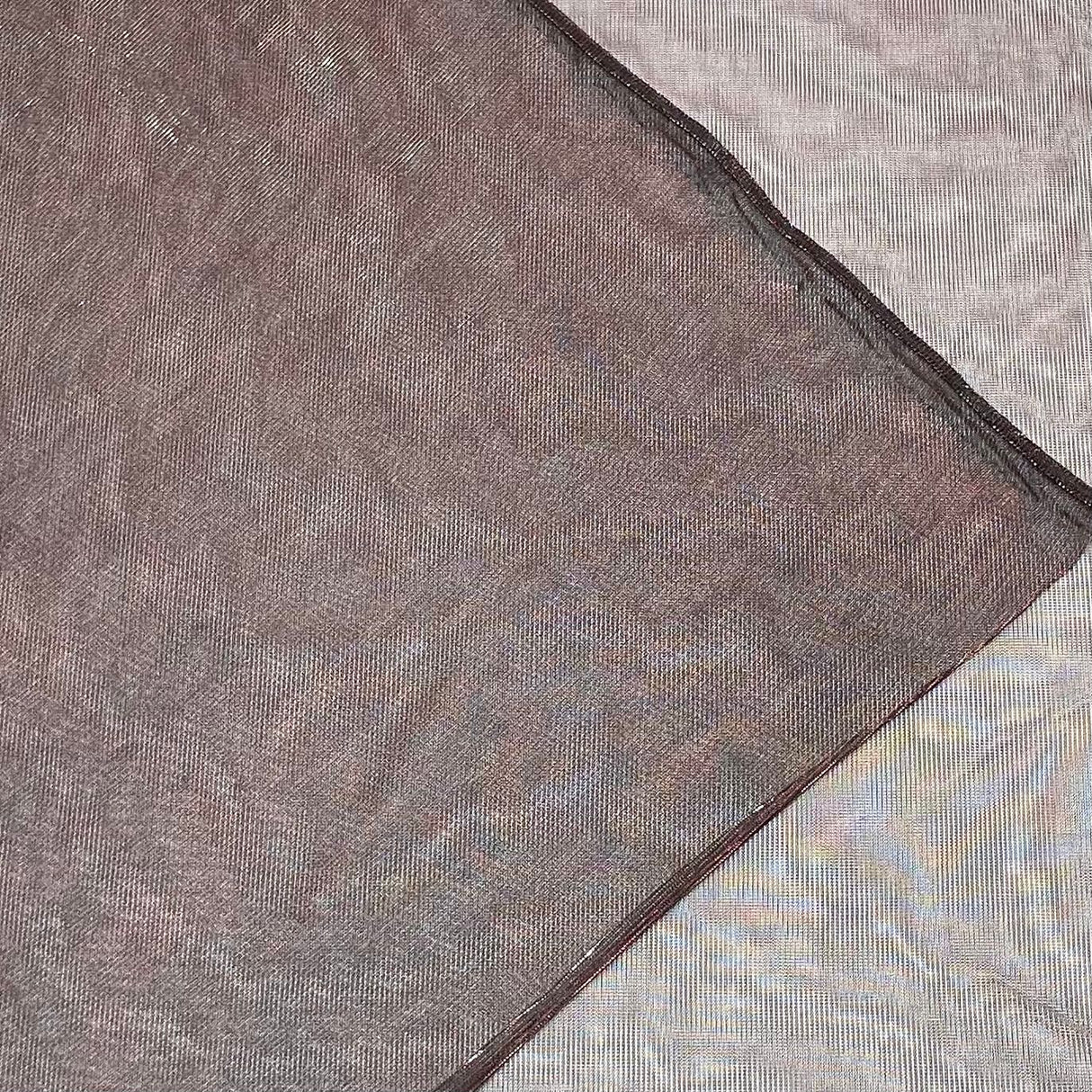 3 Metres Two-toned Soft Chiffon 55" Wide  (Maroon & Black)