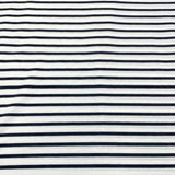 3 Metre Super Soft Viscose Jersey - 55" - (Small Stripes)