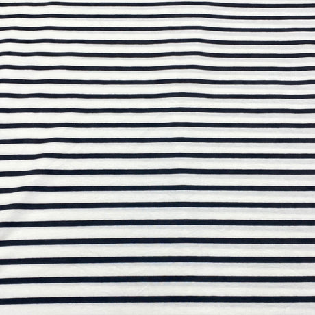 3 Metre Super Soft Viscose Jersey - 55" - (Small Stripes)