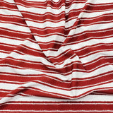 3 Metre Super Soft Viscose Jersey - 55" - (Red & White)