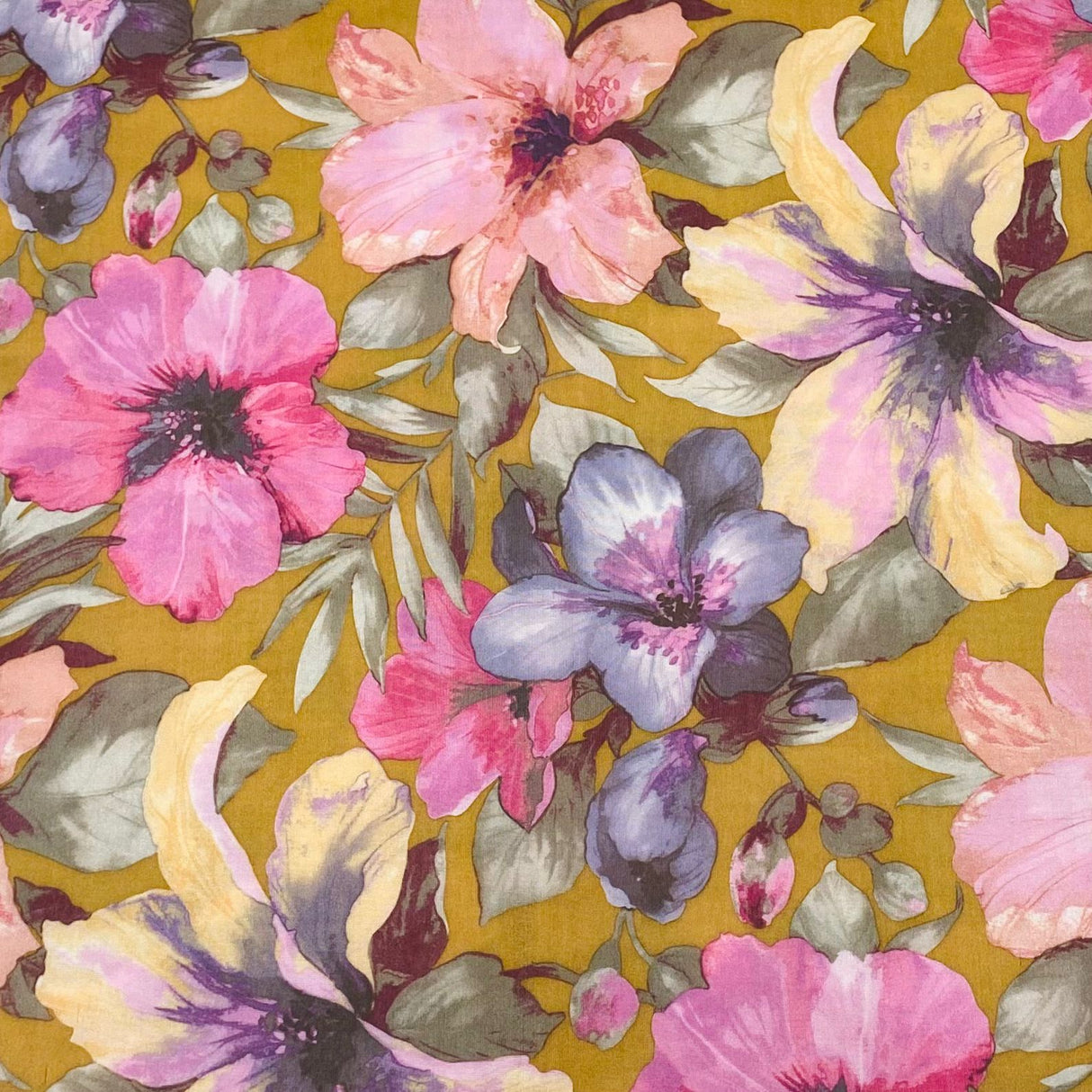 3 Metre Super Soft Viscose Jersey - 55" - (Gardens)