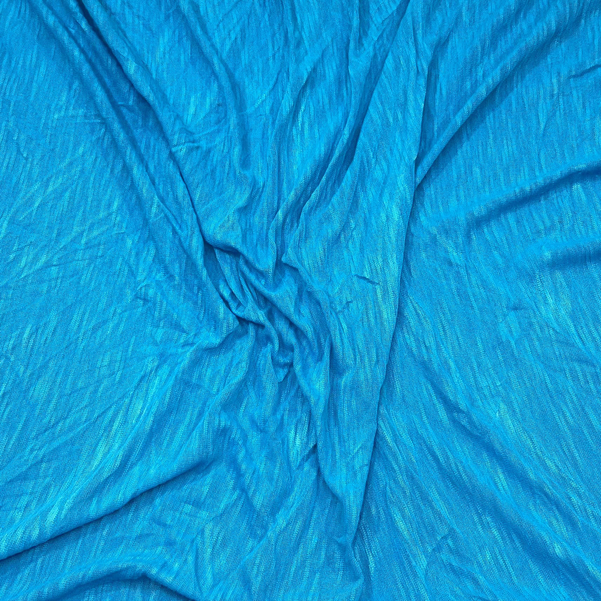 3 Metre Luxurious Soft Crinkle Jersey - 55" Wide (Blue)