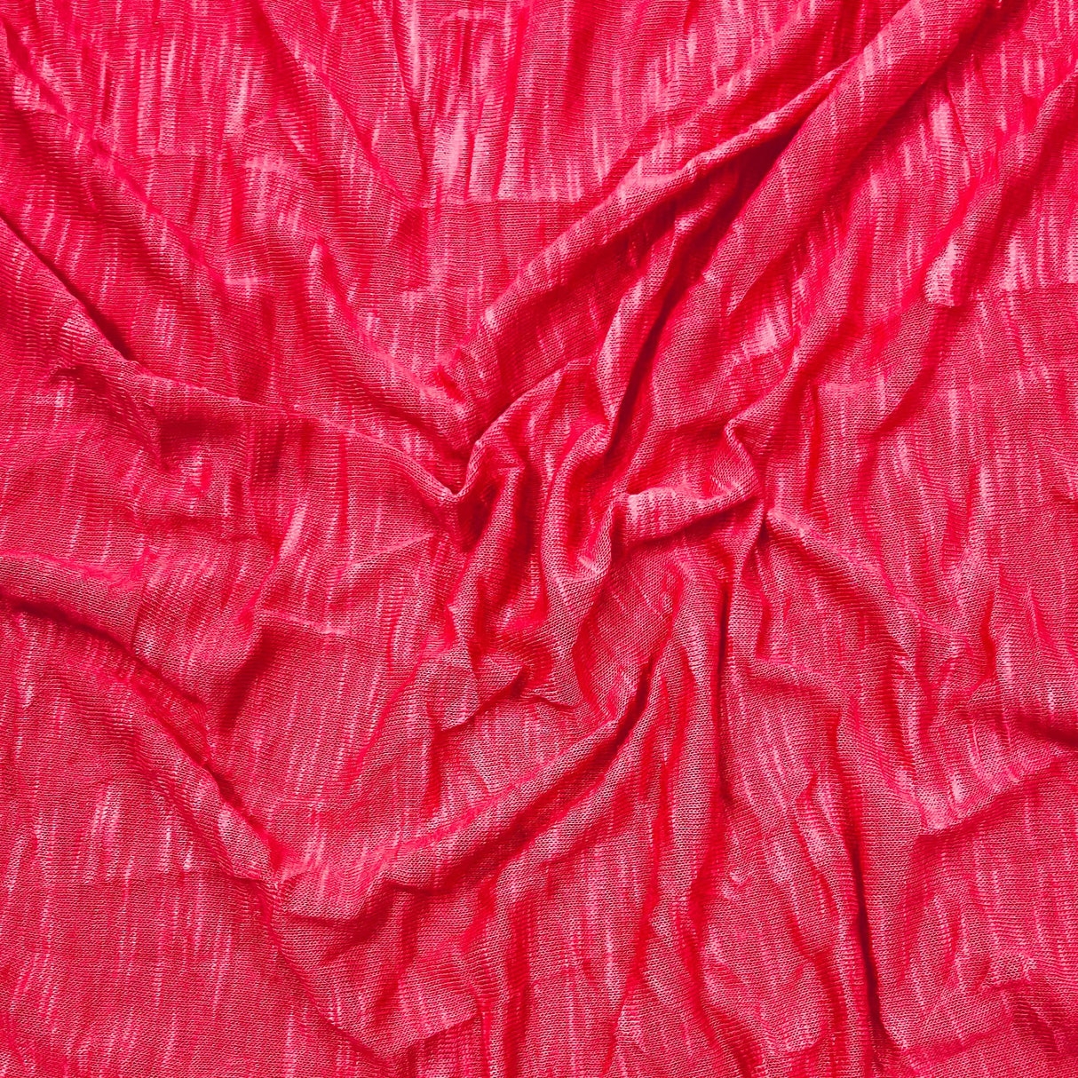 3 Metre Luxurious Soft Crinkle Jersey - 55" Wide (Coral)