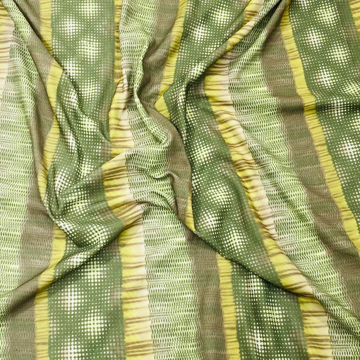 3 Metre Luxurious Printed Soft Viscose Jersey - 55" (Green)