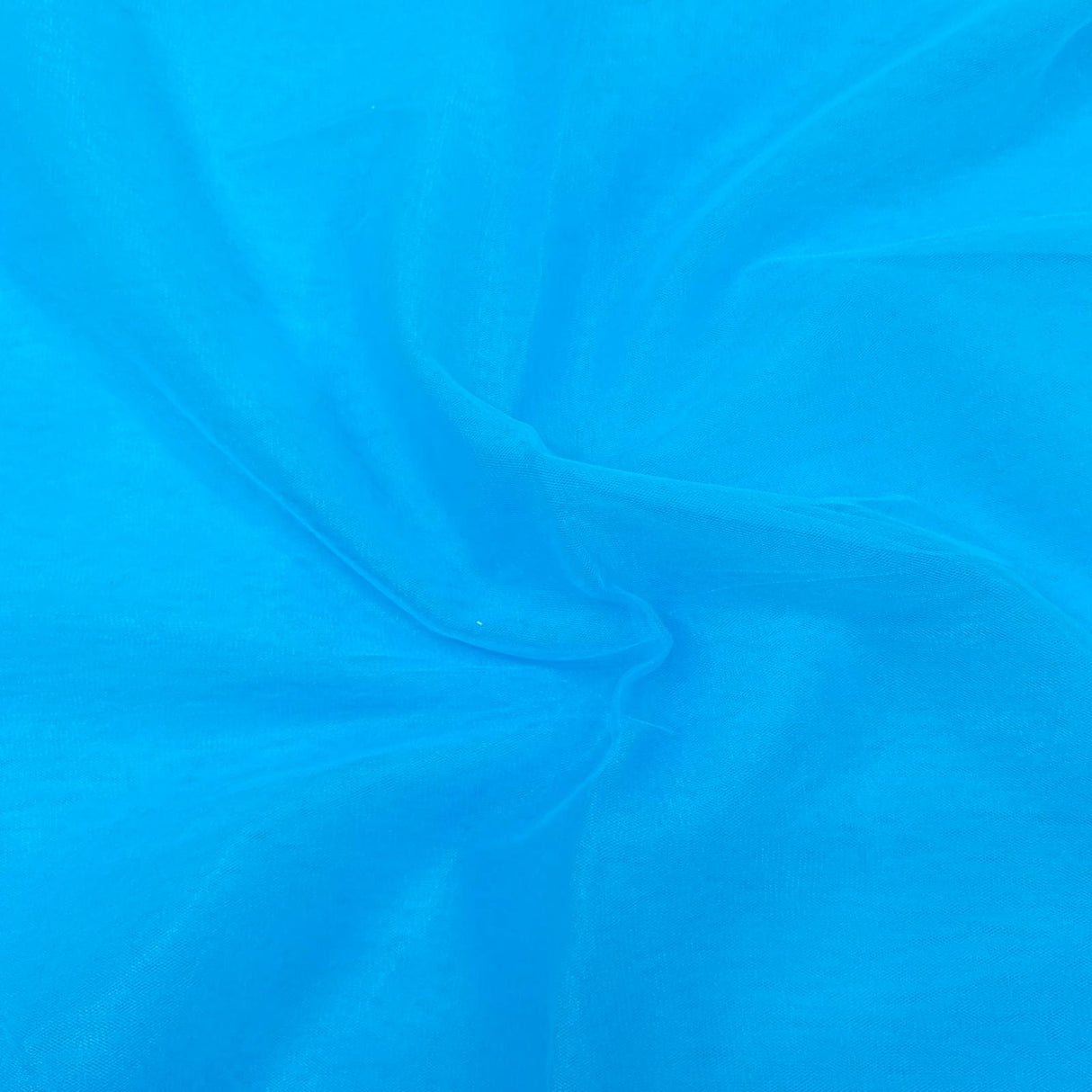 3 Metres Luxury Plain Chiffon- 55" Wide - (Blue)