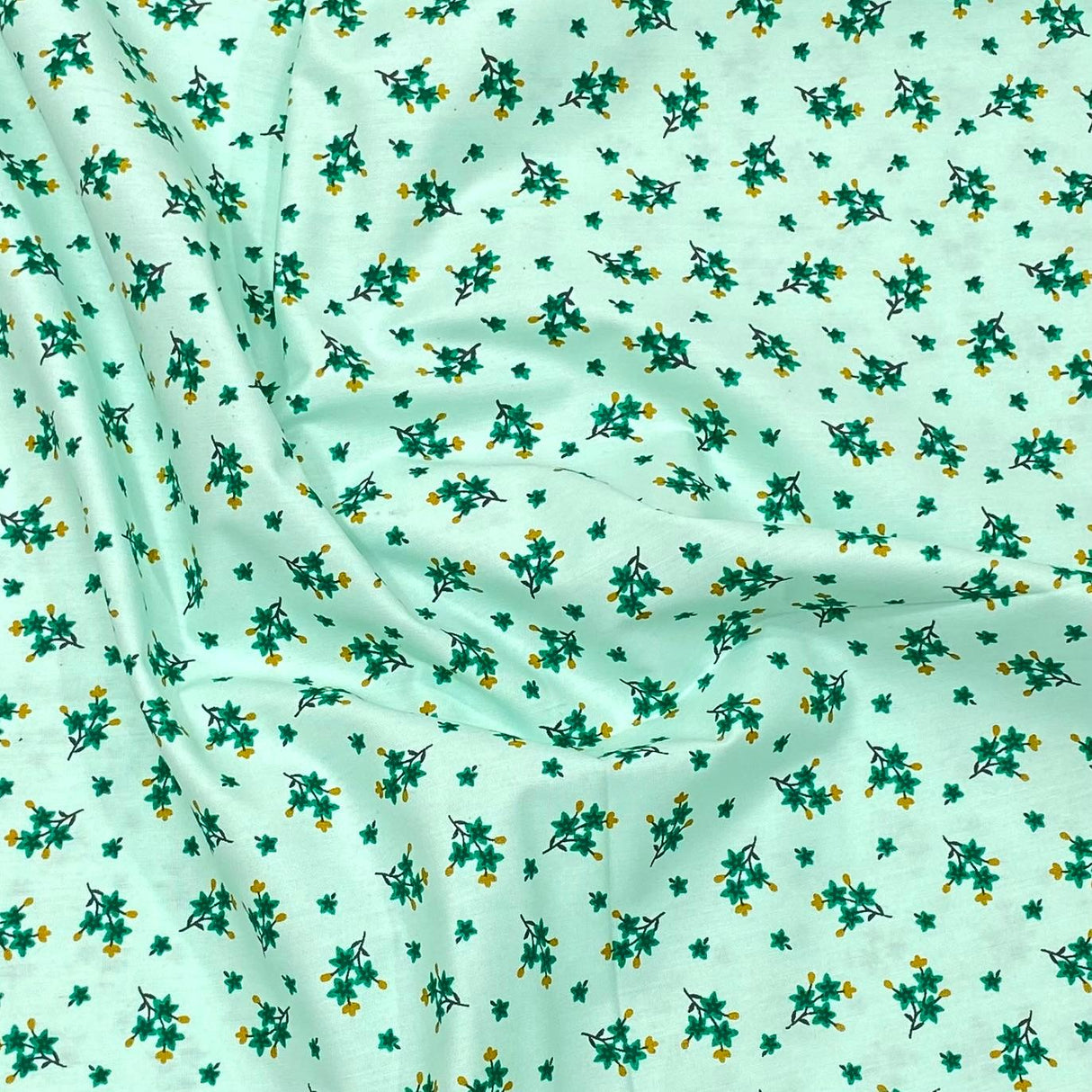 3 Metres Luxury 100% Cotton - 36" Wide - (Jade Oasis)