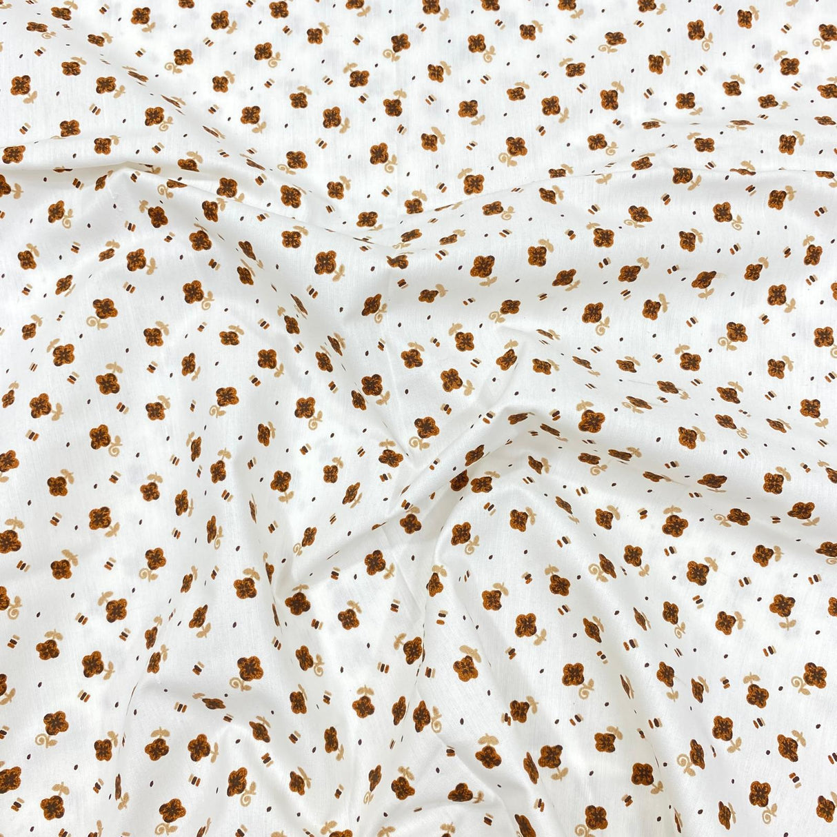 3 Metres Luxury 100% Cotton - 36" Wide - (Latte Love)