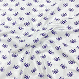 3 Metres Luxury 100% Cotton - 36" Wide - (Shadow Blue)