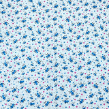 3 Metres Luxury 100% Cotton - 36" Wide - (Azure Waves)