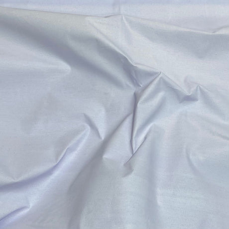 10 Metre Luxurious 100% Cotton - 55" Wide  (White)