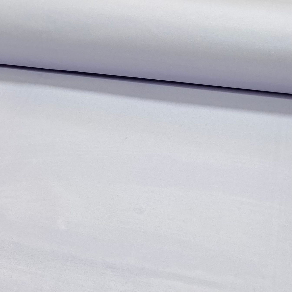 10 Metre Luxurious 100% Cotton - 55" Wide  (White)