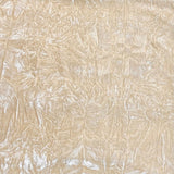 3 Metres Crushed Spandex Velvet 55" Wide (Cream)