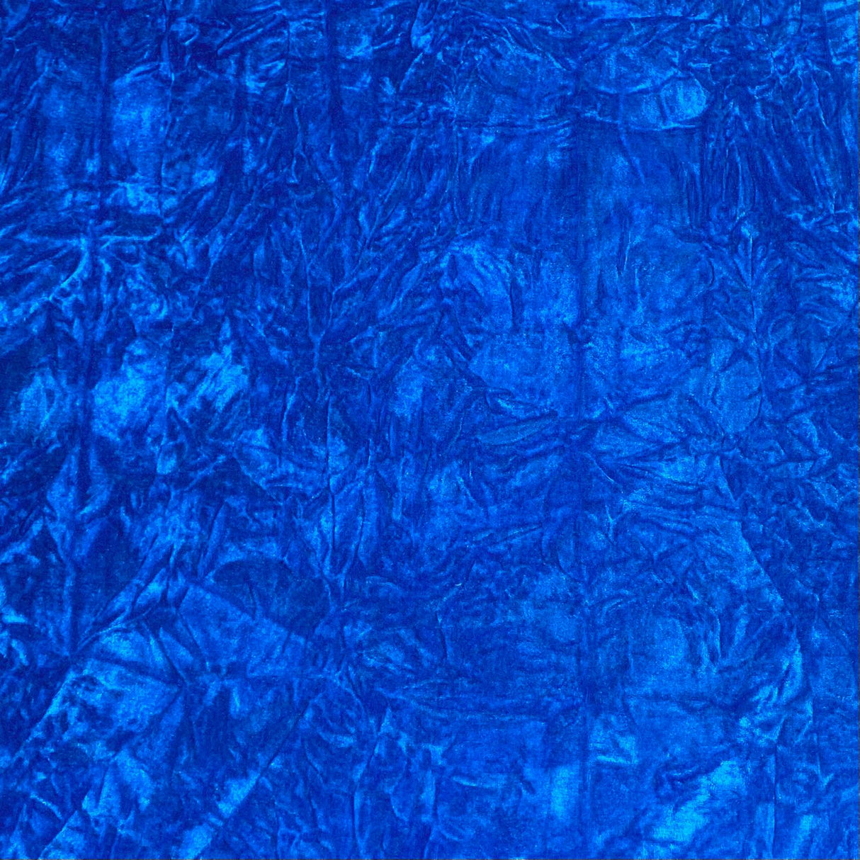 3 Metres Crushed Spandex Velvet 55" Wide (Blue)