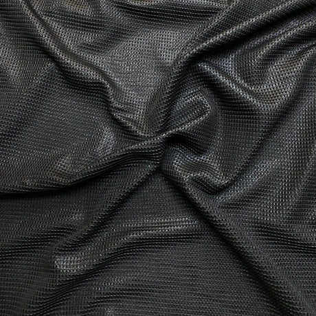 3 Metre Luxury Soft Sparkle Jersey - 55” Wide (Black)