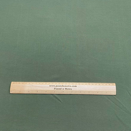 3 Metres Ribbed Jersey 55” Wide - (Olive)