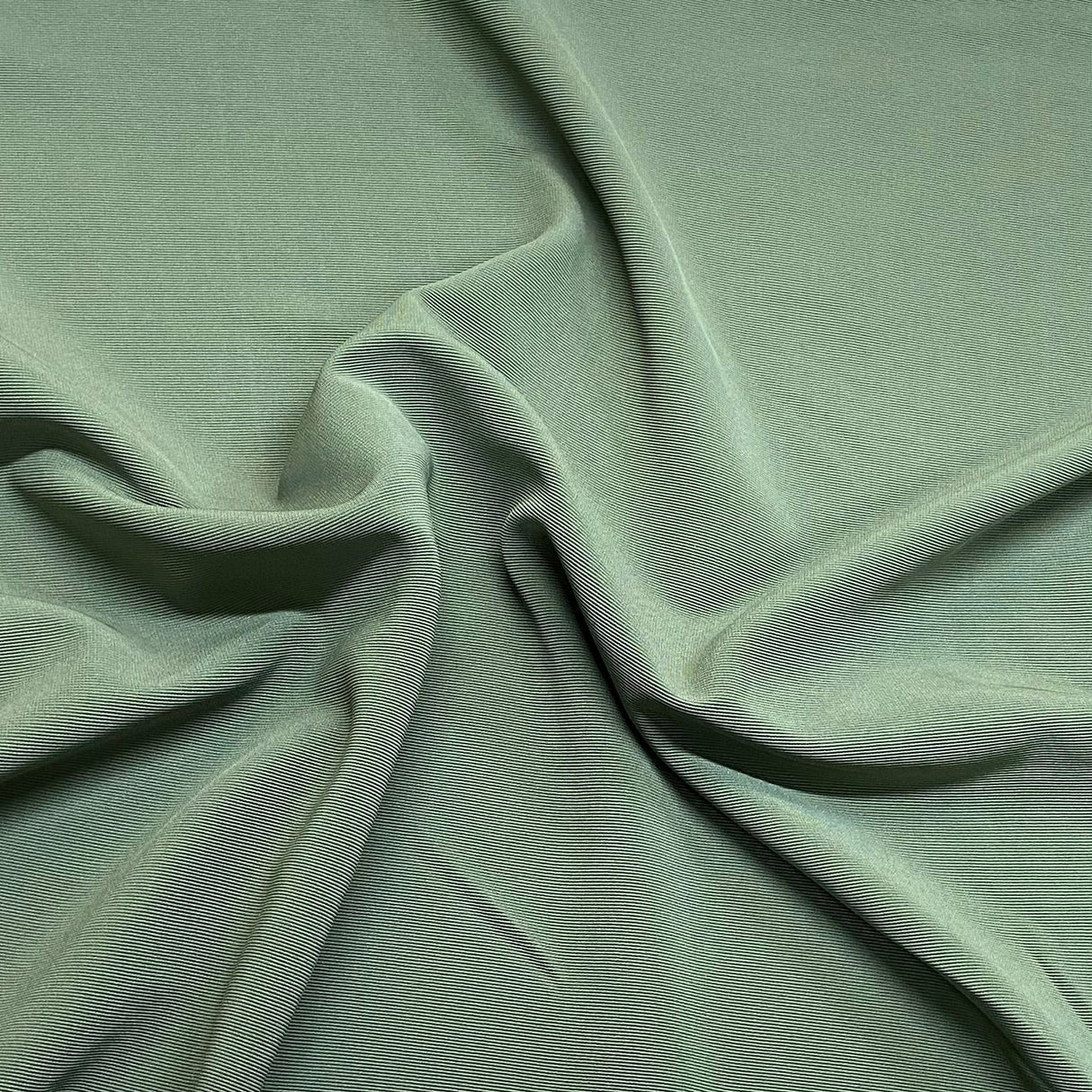 3 Metres Ribbed Jersey 55” Wide - (Olive)