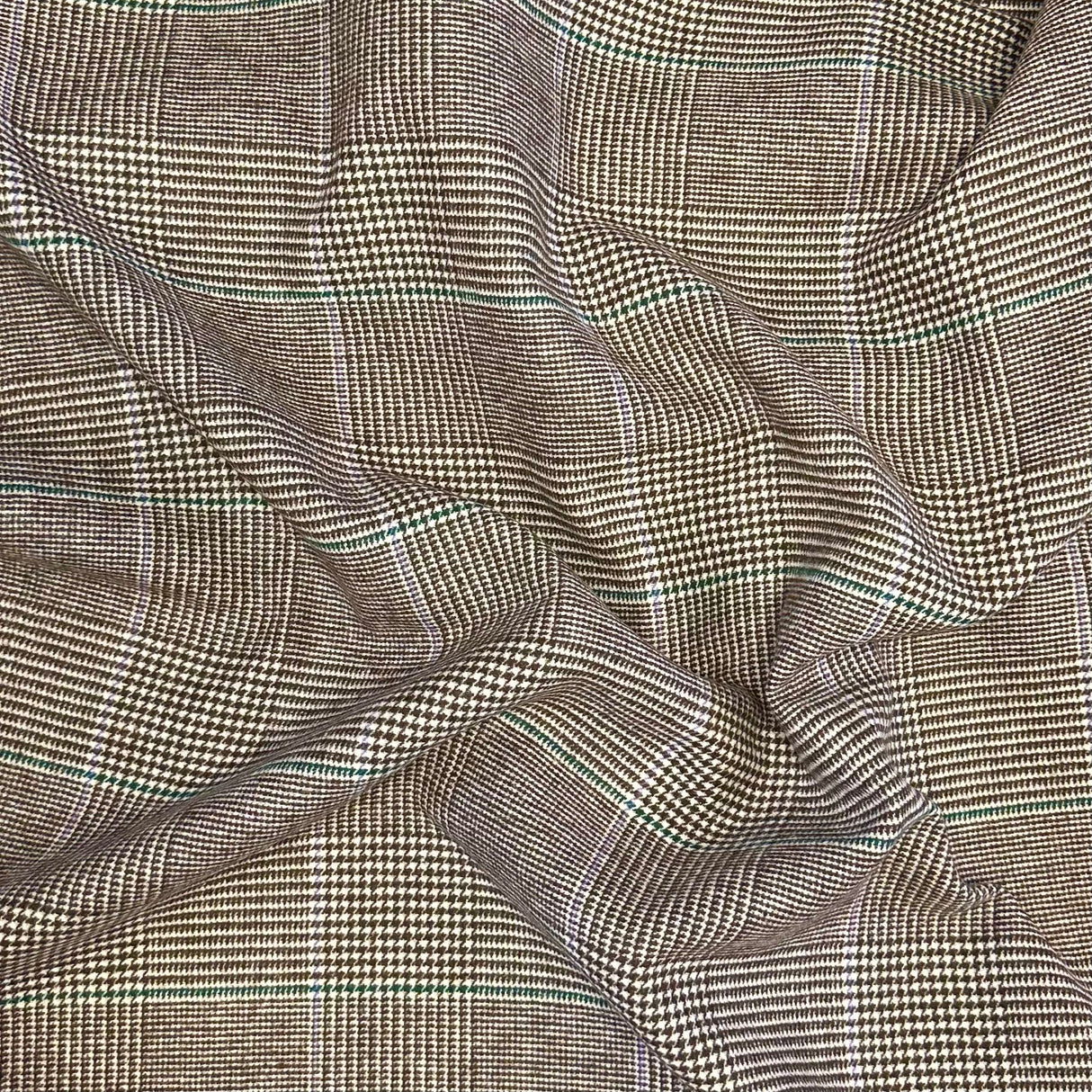 3 Metres Premium Wool Rich Fabric 55" Wide (Checks)