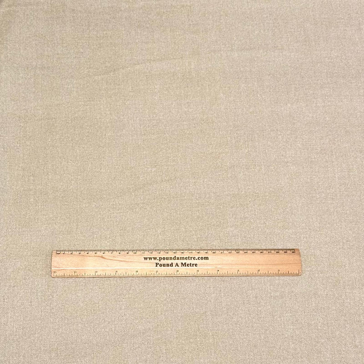 3 Metres Premium Wool Rich Fabric 55" Wide (Beige)