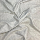 3 Metres Premium Wool Rich Fabric 55" Wide (Silver)