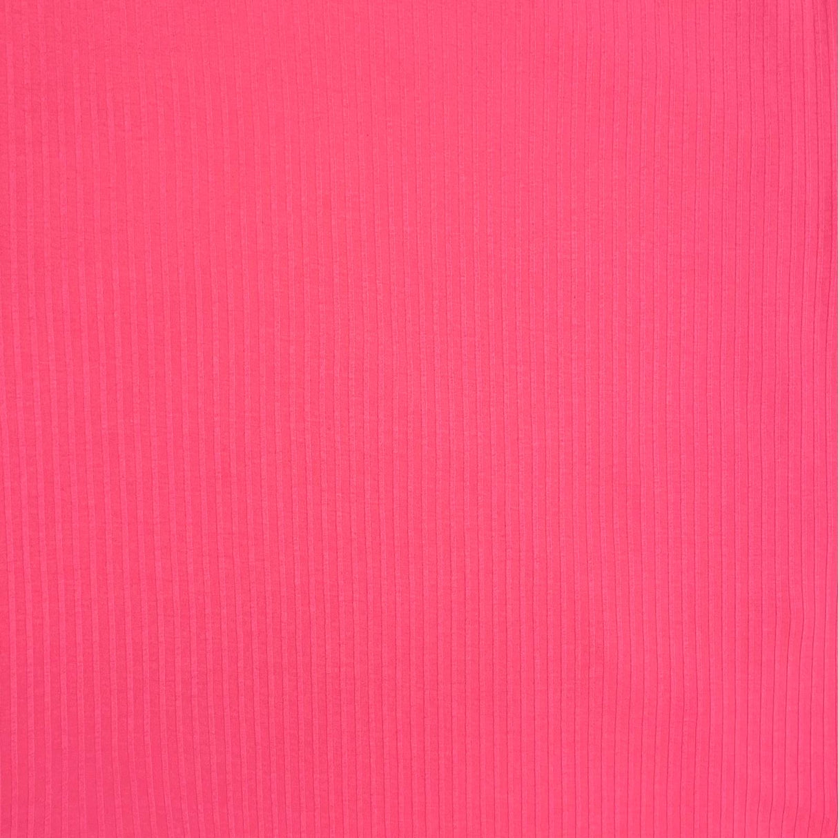 3 Metres Ribbed Jersey 55” Wide - (Bright Pink)