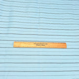 3 Metres Soft Micro-Fibre Fabric- 55" Wide (Blue Stripes)