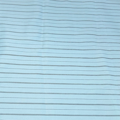 3 Metres Soft Micro-Fibre Fabric- 55" Wide (Blue Stripes)