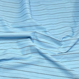 3 Metres Soft Micro-Fibre Fabric- 55" Wide (Blue Stripes)