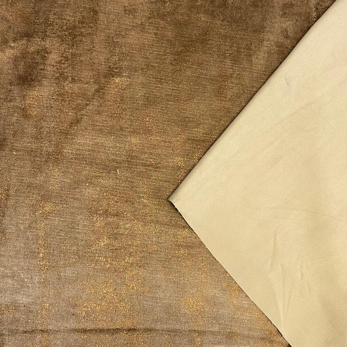 Premium Velvet Furnishing Fabric- 55" Wide  (Gold)