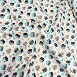 Per Metre Luxury Printed Quilting Cotton- (Kittens)