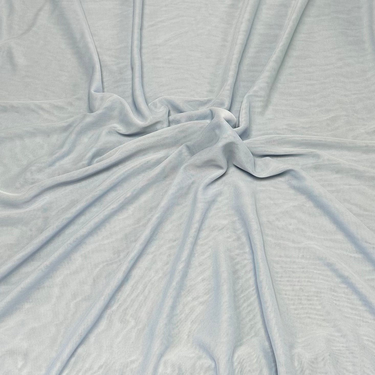 3 Metres Soft Mesh Jersey   55" Wide (Sky)