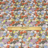 Luxury Dressmaking 100% Digital Printed Cotton Lawn- 55" (Garden)