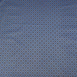 3 Metres Super Soft Printed Poplin Cotton - 63" Wide (Navy)