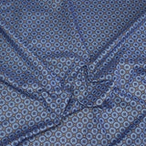 3 Metres Super Soft Printed Poplin Cotton - 63" Wide (Navy)