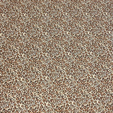 3 Metres Super Soft Printed Poplin Cotton - 63" Wide (Cheetah)