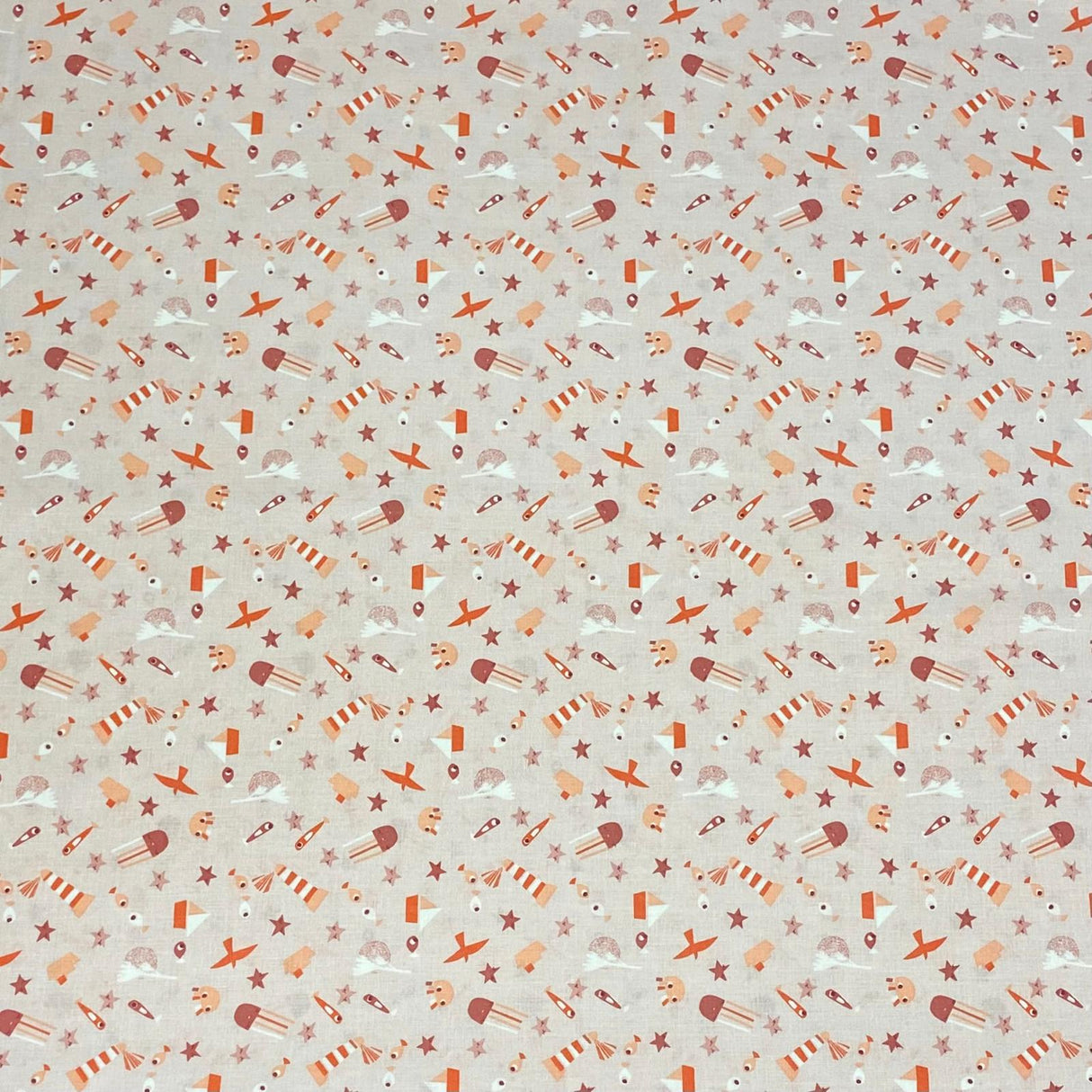 3 Metres Super Soft Printed Poplin Cotton - 63" Wide (Party)