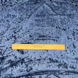 3 Metres Crushed Soft Velvet 55" Wide (Navy)