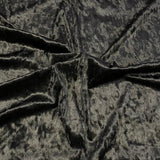 3 Metres Crushed Soft Velvet 55" Wide (Black)