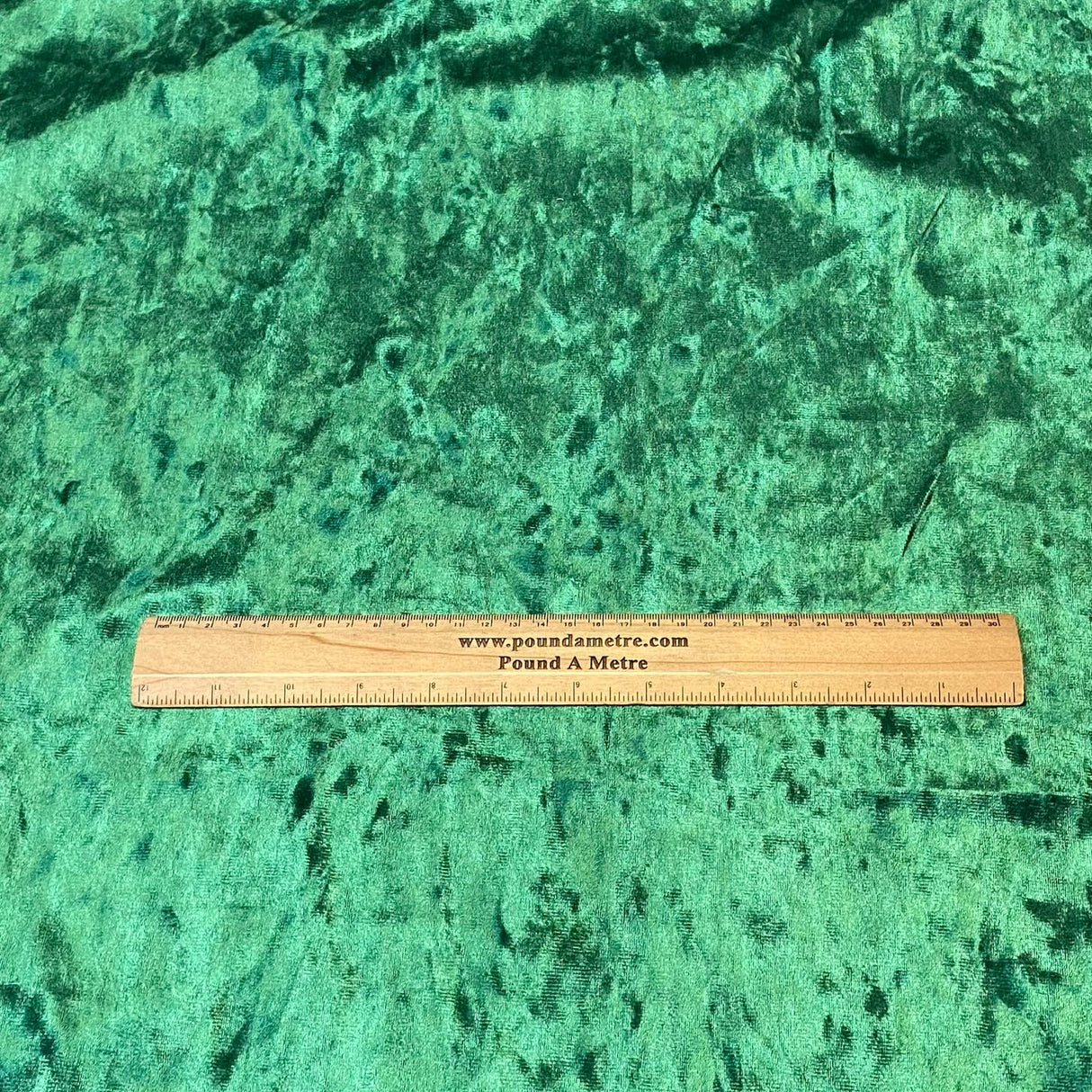 3 Metres Crushed Soft Velvet 55" Wide (Green)