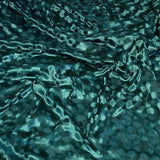 3 Metres Embossed Soft Velvet 55" Wide (Teal)