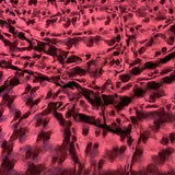 3 Metres Embossed Soft Velvet 55" Wide (Burgundy)